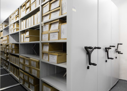 Металлические стеллажи для коробов